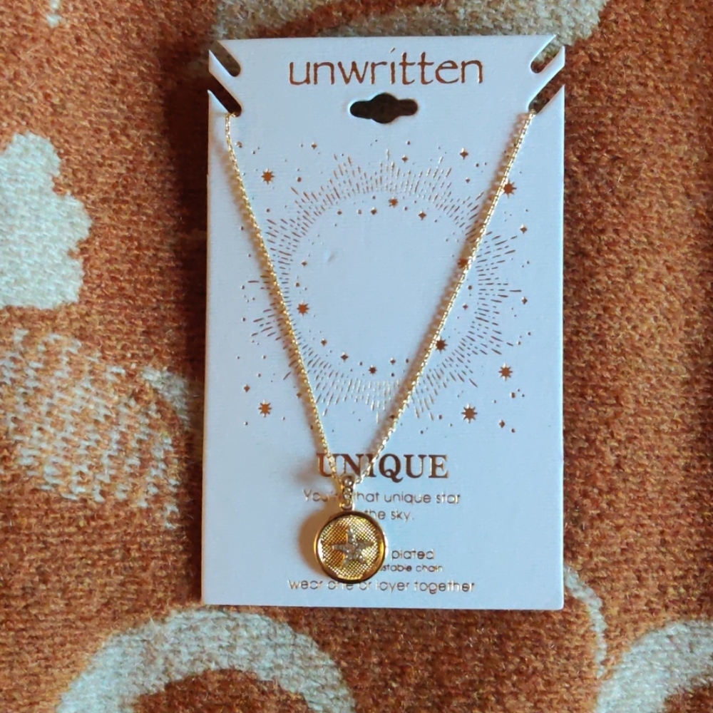 "Unique" layered necklaces fine silver plated